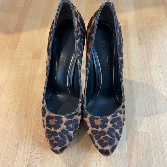 Enzo Angiolini Pony Hair Cheetah Pumps Esamendra - Picture 5 of 9